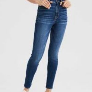 American Eagle Super High Rise Jeggings Sz 6 Short